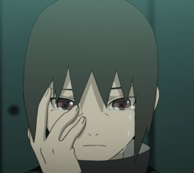 Itachi crying