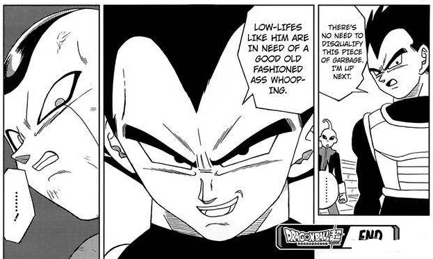 Vegeta wants a fight