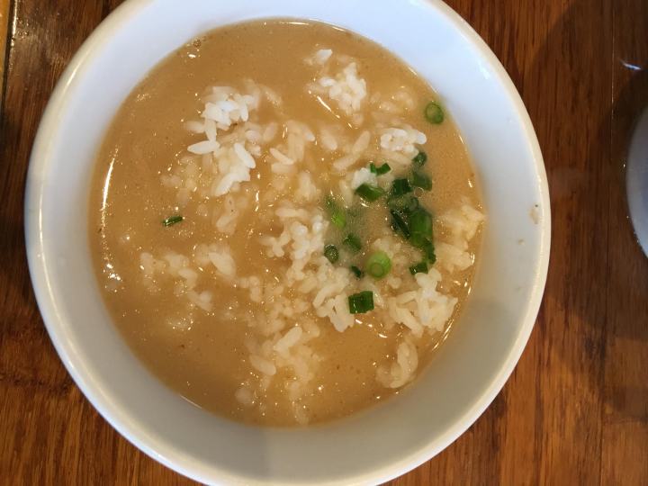Tonkotsu and rice
