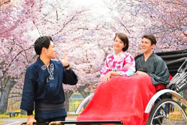 Hanami rickshaw