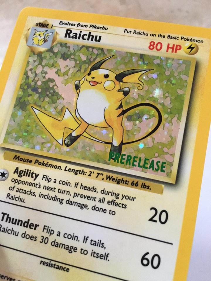 pre release raichu