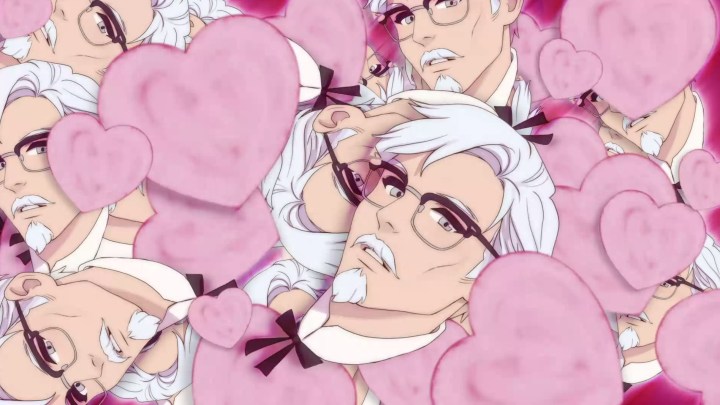 KFC sim colonel hearts